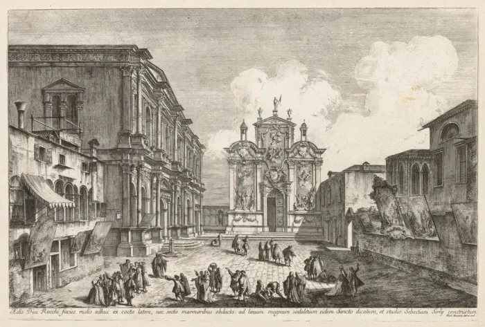 Framed Print : Views of Venice: Campo S. Rocco, 1741. Creator: Michele Marieschi (Italian, 1710-1743) Framed Print : Views of Venice: Campo S. Rocco, 1741. Creator: Michele Marieschi (Italian, 1710-1743)
