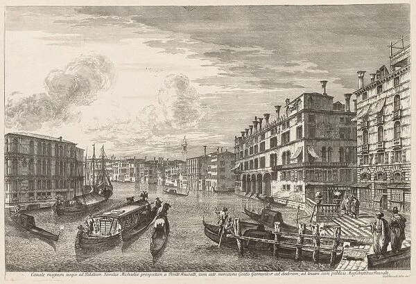 Views of Venice: Grand Canal, 1741. Creator: Michele Marieschi (Italian, 1710-1743)