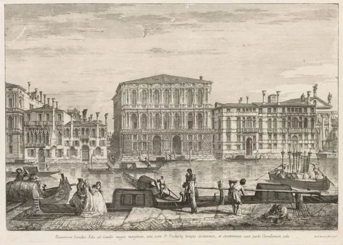 Framed Print : Views of Venice: Palazzo Pesaro, 1741. Creator: Michele Marieschi (Italian, 1710-1743) Framed Print : Views of Venice: Palazzo Pesaro, 1741. Creator: Michele Marieschi (Italian, 1710-1743)