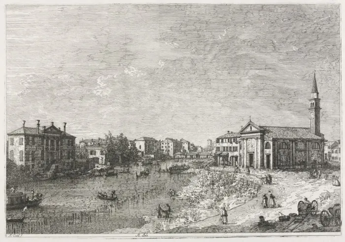 Framed Print : Views: View of Dolo, A Town on the Brenta, West of Venice, 1735-1746. Creator: Antonio Canaletto Framed Print : Views: View of Dolo, A Town on the Brenta, West of Venice, 1735-1746. Creator: Antonio Canaletto