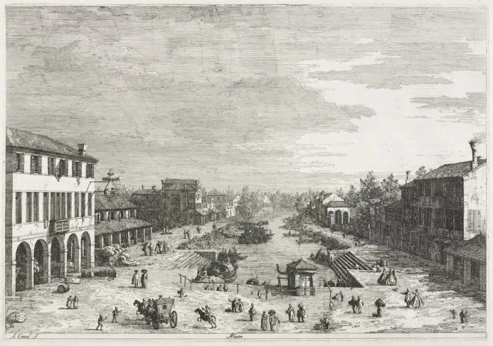 Framed Print : Views: Views of Mestre, a Town in the Province of Venice, 1735-1746. Creator: Antonio Canaletto Framed Print : Views: Views of Mestre, a Town in the Province of Venice, 1735-1746. Creator: Antonio Canaletto