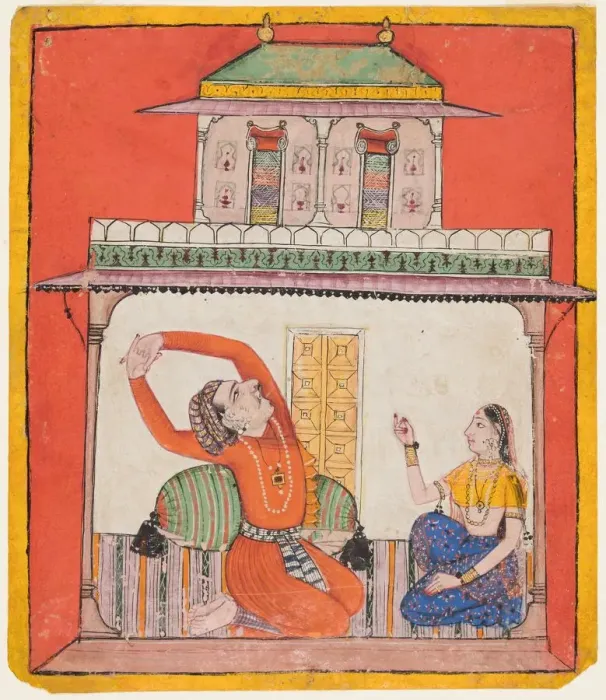 Framed Print : Vighada Raga of Sri, c. 1700. Creator: Unknown Framed Print : Vighada Raga of Sri, c. 1700. Creator: Unknown