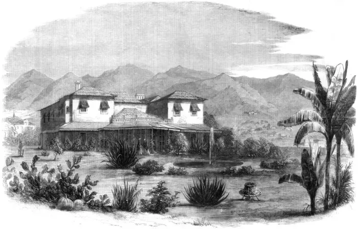 Framed Print : The Vigia, Madeira, Portugal, 1861 Framed Print : The Vigia, Madeira, Portugal, 1861