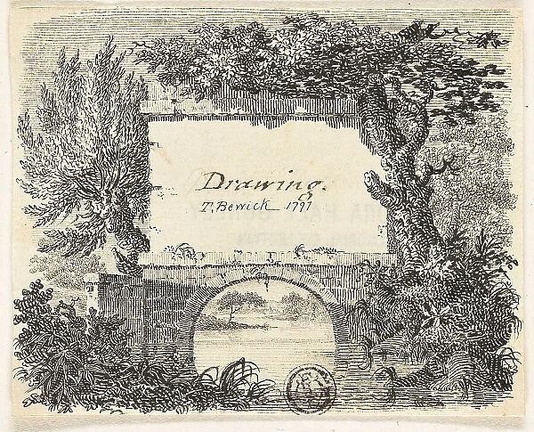 Vignette with Bridge Trees, 1797. Creator: Thomas Bewick