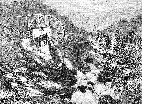 The Vigra Gold Mines, North Wales: the Crushing Mill, 1862. Creator: Unknown