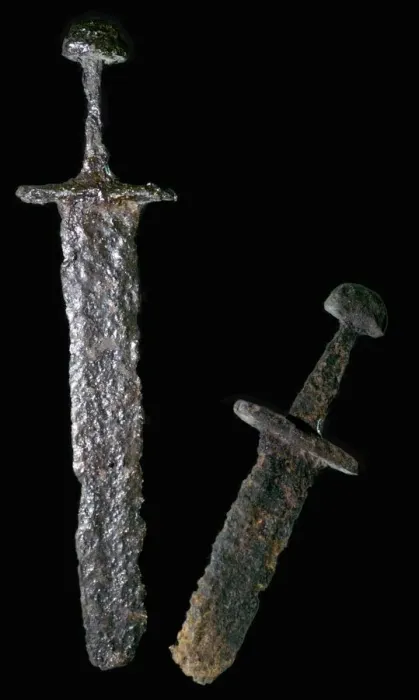 Framed Print : Two Viking period swords Framed Print : Two Viking period swords