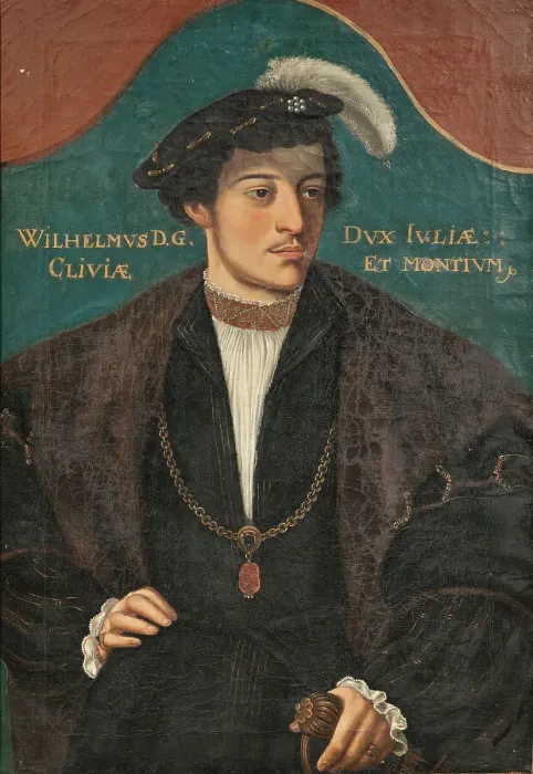 Framed Print : Vilhelm (1516-1592), Duke of Jülich, Cleve and Berg, c1540s. Creator: Anon Framed Print : Vilhelm (1516-1592), Duke of Jülich, Cleve and Berg, c1540s. Creator: Anon