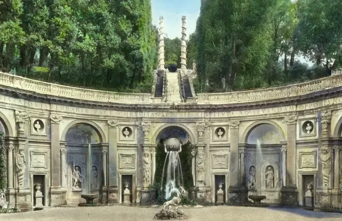 Framed Print : Villa Aldobrandini, Frascati, Lazio, Italy, 1925. Creator: Frances Benjamin Johnston Framed Print : Villa Aldobrandini, Frascati, Lazio, Italy, 1925. Creator: Frances Benjamin Johnston