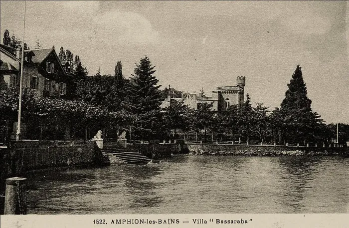 Framed Print : Villa Bassaraba, Amphion-les-Bains, 1900. Creator: Anonymous () Framed Print : Villa Bassaraba, Amphion-les-Bains, 1900. Creator: Anonymous ()