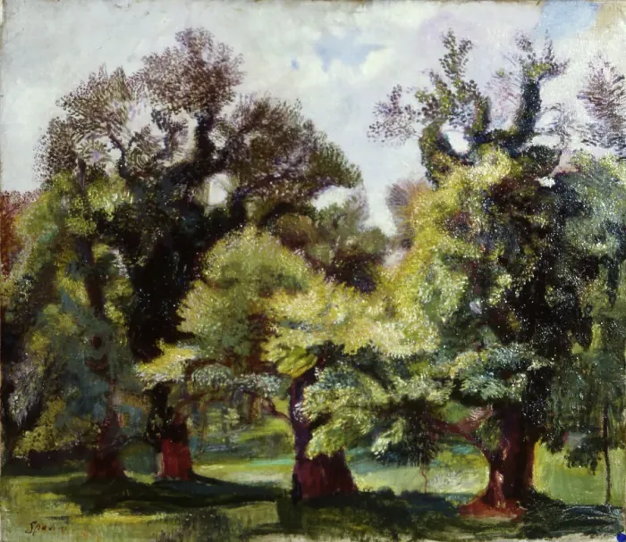 Framed Print : Villa Borghese gardens, 1915-1920
