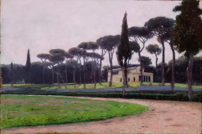 Framed Print : Villa Borghese in Rome, c1900. Creator: Aleksander Gierymski Framed Print : Villa Borghese in Rome, c1900. Creator: Aleksander Gierymski