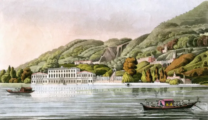 Framed Print : The Villa d Este, Tivoli, Italy, late 19th century Framed Print : The Villa d Este, Tivoli, Italy, late 19th century