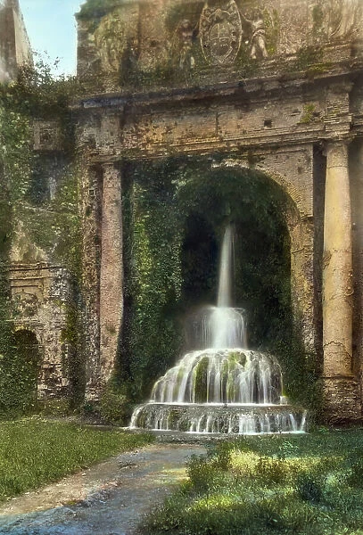 Villa d'Este, Tivoli, Lazio, Italy, 1925. Creator: Frances Benjamin Johnston