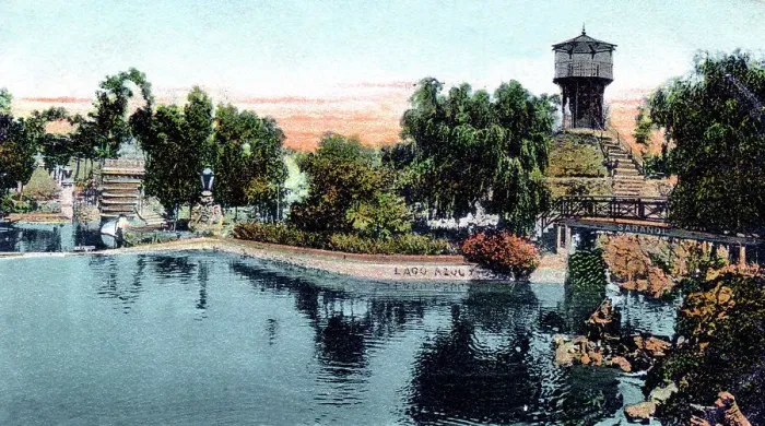 Framed Print : Villa Dolores, Lago Azul, Montevideo, Uruguay, c1900s Framed Print : Villa Dolores, Lago Azul, Montevideo, Uruguay, c1900s
