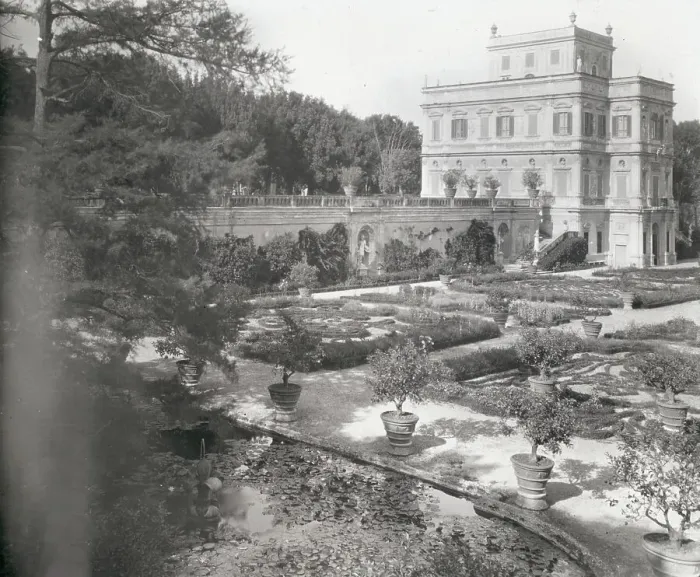 Framed Print : Villa Doria-Pamphili, Monteverde, Rome, Italy, 1925. Creator: Frances Benjamin Johnston Framed Print : Villa Doria-Pamphili, Monteverde, Rome, Italy, 1925. Creator: Frances Benjamin Johnston