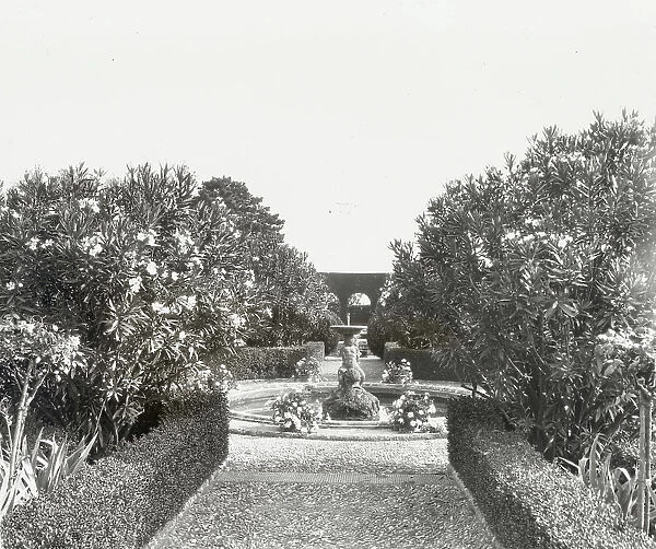 Villa Gamberaia, Settignano, Tuscany, Italy, 1925. Creator: Frances Benjamin Johnston