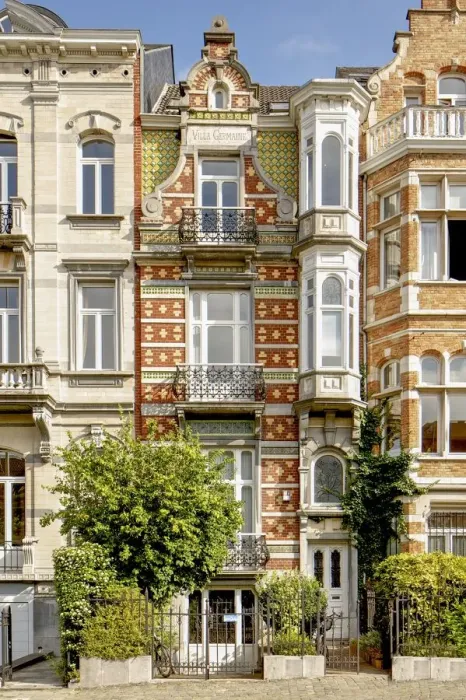 Framed Print : Villa Germaine, 24 AV. Palmeston, Brussels, Belgium, (1897), c2014-2017 Framed Print : Villa Germaine, 24 AV. Palmeston, Brussels, Belgium, (1897), c2014-2017
