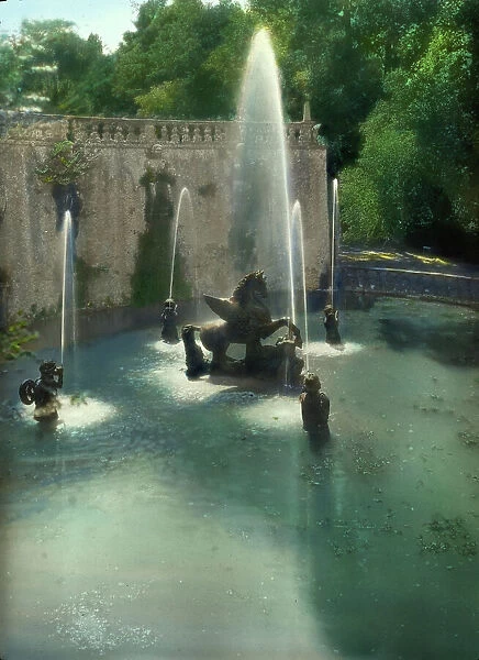 Villa Lante, Bagnaia, Lazio, Italy, 1925. Creator: Frances Benjamin Johnston