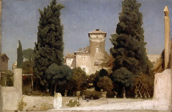 The Villa Malta, Rome, 1860s. Artist: Leighton, Frederic, 1st Baron Leighton (1830-1896)