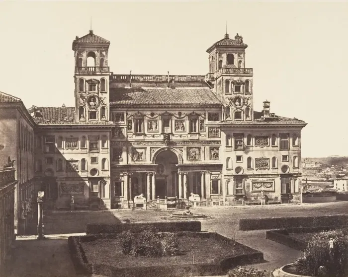 Framed Print : Villa Medici, 1848-52. Creator: Eugene Constant Framed Print : Villa Medici, 1848-52. Creator: Eugene Constant