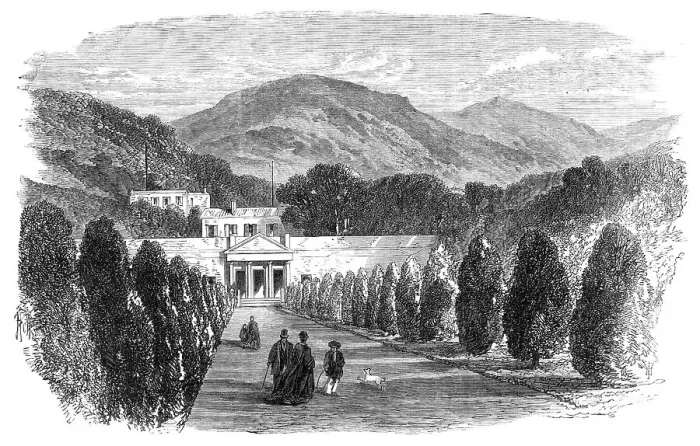 Framed Print : The Villa San Martino, Napoleon's house in the Isle of Elba, 1868. Creator: Unknown Framed Print : The Villa San Martino, Napoleon's house in the Isle of Elba, 1868. Creator: Unknown