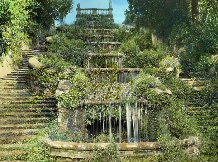 Framed Print : Villa Torlonia, Frascati, Lazio, Italy, 1925. Creator: Frances Benjamin Johnston Framed Print : Villa Torlonia, Frascati, Lazio, Italy, 1925. Creator: Frances Benjamin Johnston