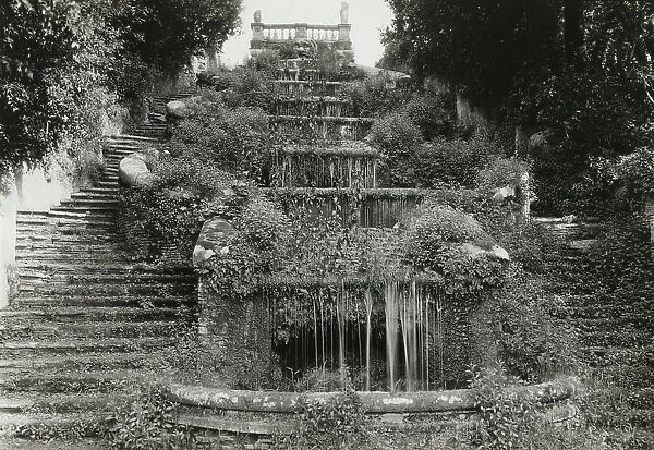 Villa Torlonia, Frascati, Lazio, Italy, 1925. Creator: Frances Benjamin Johnston