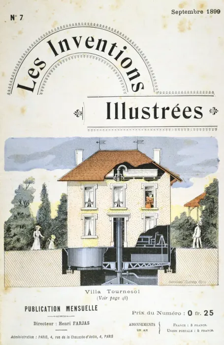 Framed Print : Villa Tournesol, 1899 Framed Print : Villa Tournesol, 1899