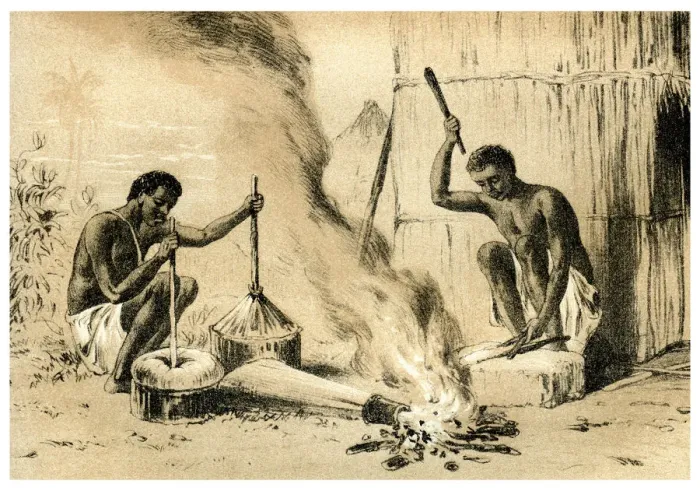 Framed Print : Village Blacksmiths, 1883 Framed Print : Village Blacksmiths, 1883
