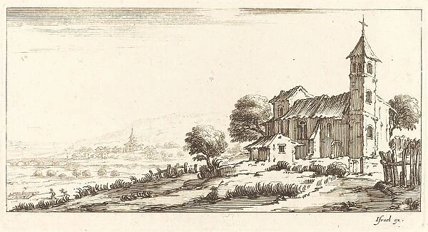 Village Church, in or after 1635. Creator: Unknown