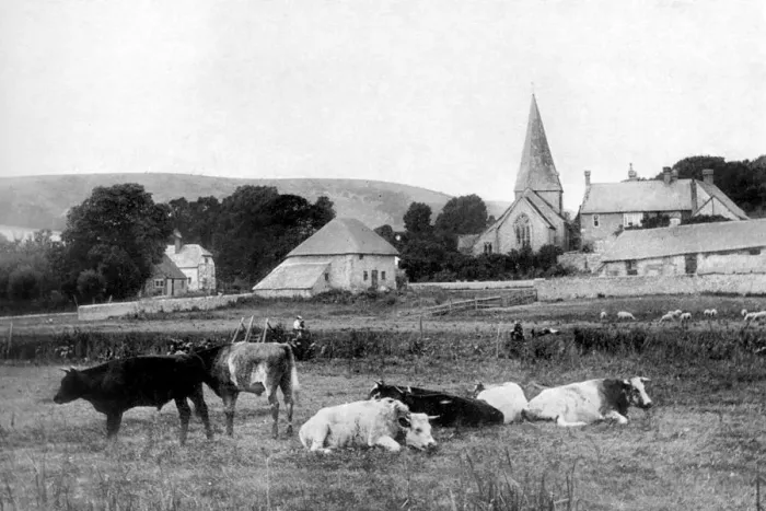 Framed Print : A village church, 1926 Framed Print : A village church, 1926
