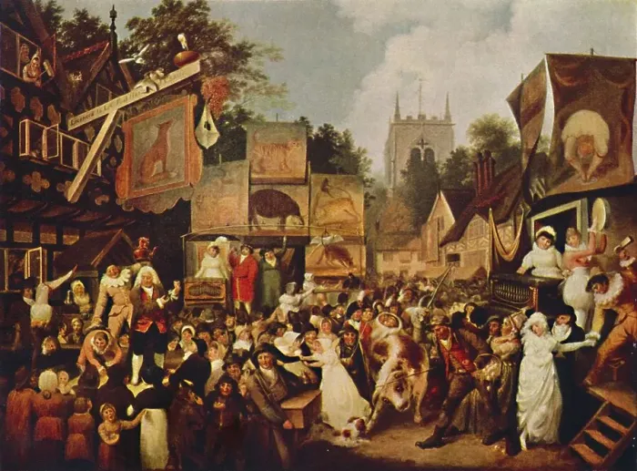 Framed Print : A Village Fair, 1942. Artist: Joseph Parry Framed Print : A Village Fair, 1942. Artist: Joseph Parry