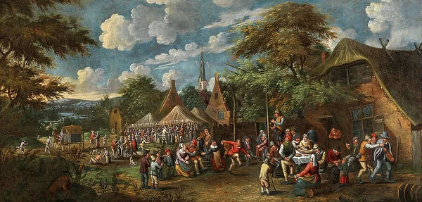 Village fair, um 1700. Creator: Verburgh, Rutger (1678-1727)