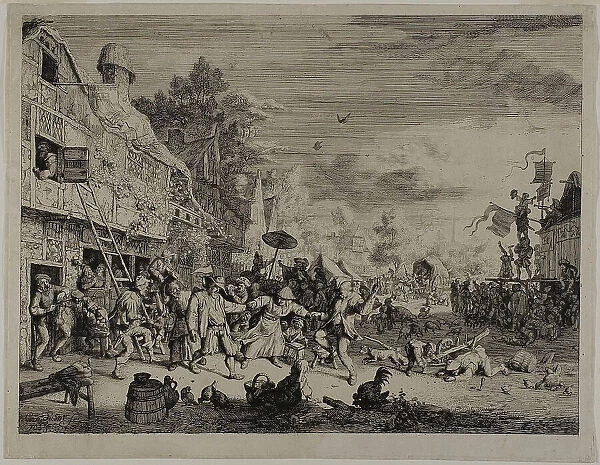 The Village Festival, 1685. Creator: Cornelis Dusart