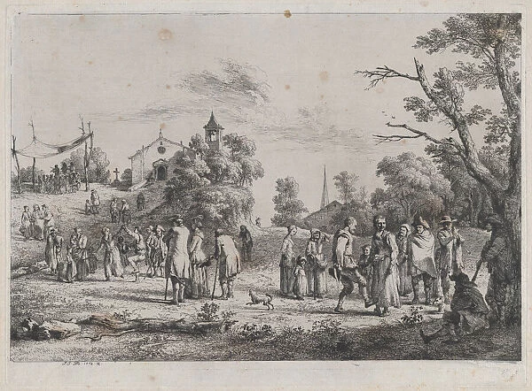 Village Festival, 1773. Creator: Jean-Jacques de Boissieu