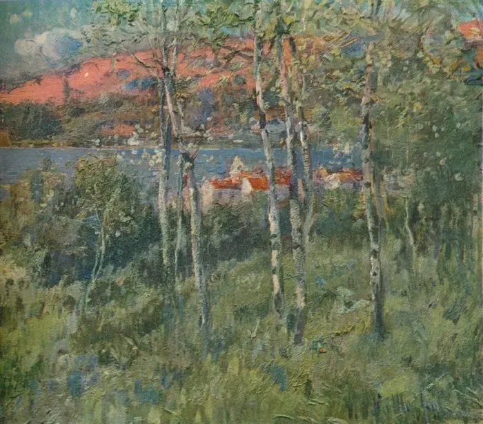 Framed Print : A Village in Galicia (Spain), c1908. Artist: Eliseo Meifren y Roig Framed Print : A Village in Galicia (Spain), c1908. Artist: Eliseo Meifren y Roig