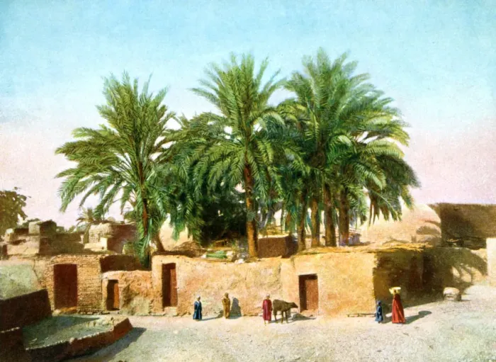 Framed Print : The Village of Karnak, Egypt, 20th Century Framed Print : The Village of Karnak, Egypt, 20th Century