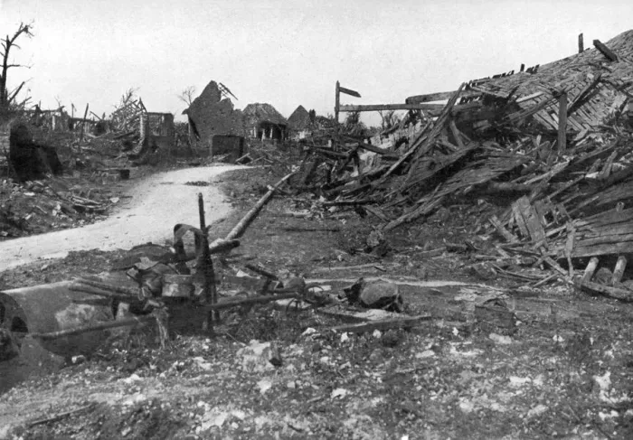 Framed Print : The village of Mametz after the July bombardment, Battle of the Somme, 1916, (c1920) Framed Print : The village of Mametz after the July bombardment, Battle of the Somme, 1916, (c1920)