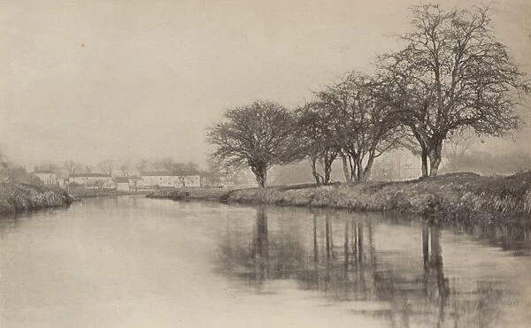 The Village by the River, 1890-1891, printed 1893. Creator: Dr Peter Henry Emerson