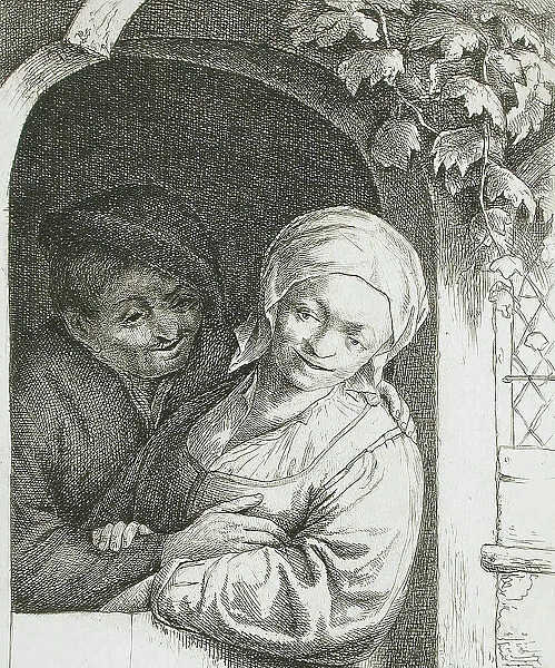 Village Romance, 1667. Creator: Adriaen van Ostade
