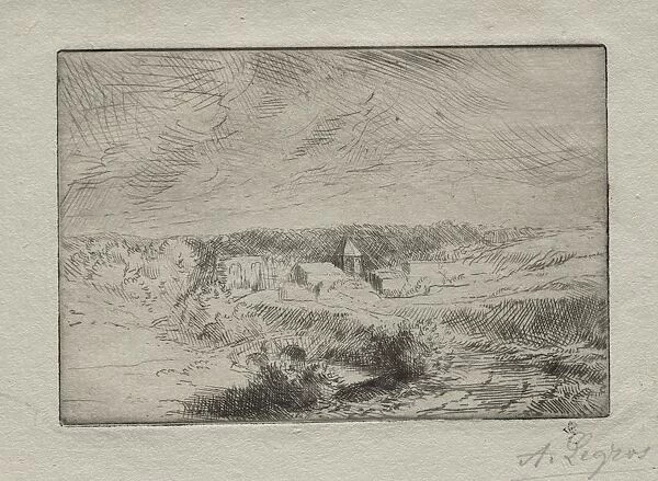 Village of Wimille, near Boulogne. Creator: Alphonse Legros (French, 1837-1911)