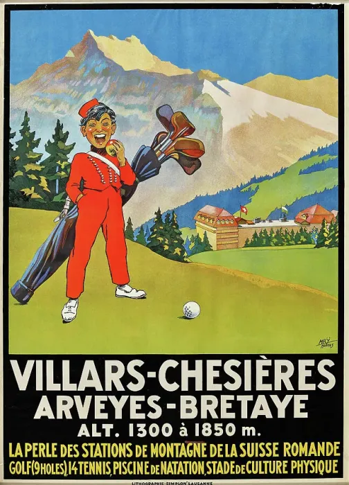 Framed Print : Villars-Chesières, 1925. Creator: May; Walther von (1876-1942) Framed Print : Villars-Chesières, 1925. Creator: May; Walther von (1876-1942)