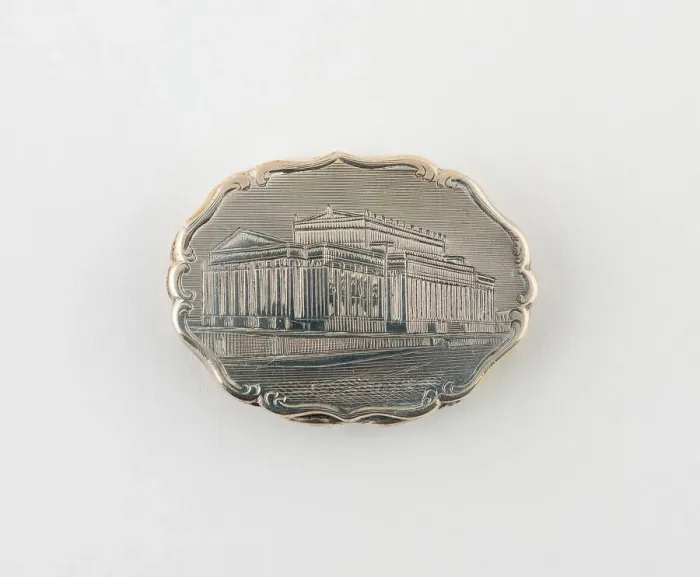 Framed Print : Vinaigrette with View of St. Georges Hall, Liverpool, Birmingham, c. 1847 Framed Print : Vinaigrette with View of St. Georges Hall, Liverpool, Birmingham, c. 1847