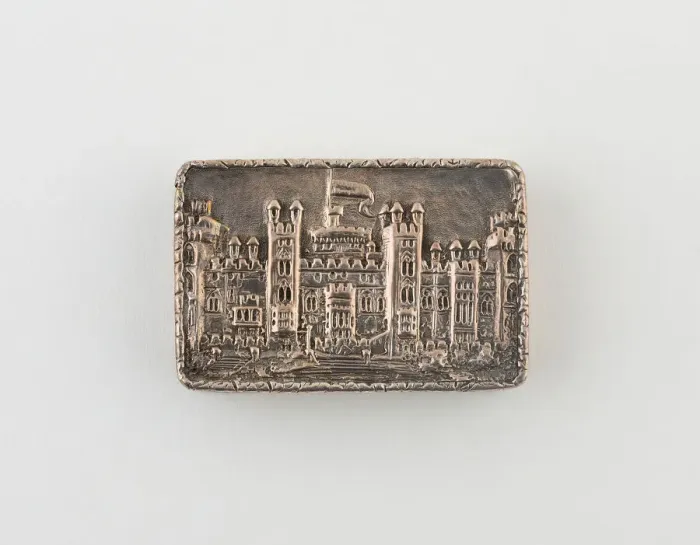 Framed Print : Vinaigrette with View of Windsor Castle, Birmingham, 1837 / 38. Creator: Nathaniel Mills Framed Print : Vinaigrette with View of Windsor Castle, Birmingham, 1837 / 38. Creator: Nathaniel Mills