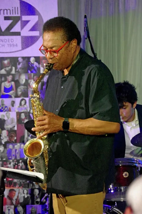 Framed Print : Vincent Herring, Joan Fort Trio plus Vincent Herring, Watermill Jazz Club, Dorking, Surrey, May 2025 Creator: Brian O'Connor. Vincent Herring Framed Print : Vincent Herring, Joan Fort Trio plus Vincent Herring, Watermill Jazz Club, Dorking, Surrey, May 2025 Creator: Brian O'Connor. Vincent Herring