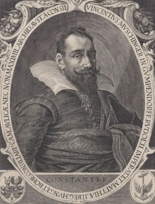 Framed Print : Vincenz Muschinger, Council to Emperor Rudolph II, 1611. 1611 Framed Print : Vincenz Muschinger, Council to Emperor Rudolph II, 1611. 1611