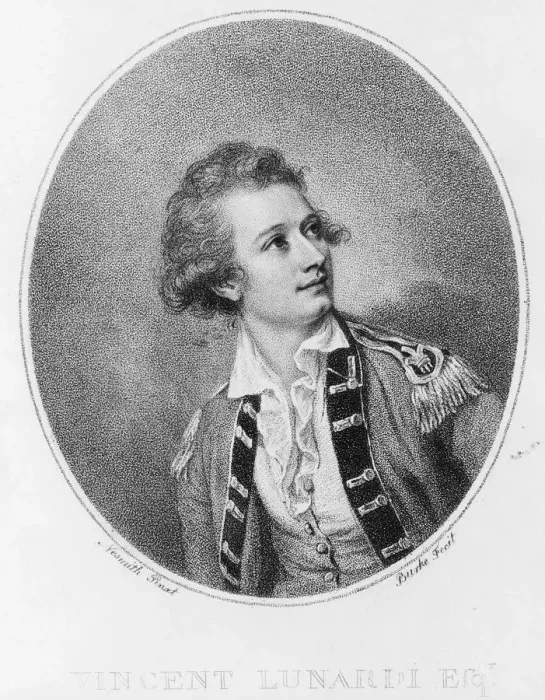 Framed Print : Vincenzo Lunardi, c1770 Framed Print : Vincenzo Lunardi, c1770