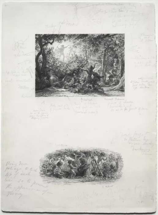 Framed Print : The Vine, 1852. Creator: Samuel Palmer (British, 1805-1881) Framed Print : The Vine, 1852. Creator: Samuel Palmer (British, 1805-1881)