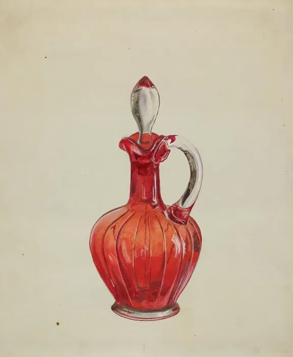 Framed Print : Vinegar Cruet, c. 1936. Creator: Ralph Atkinson Framed Print : Vinegar Cruet, c. 1936. Creator: Ralph Atkinson