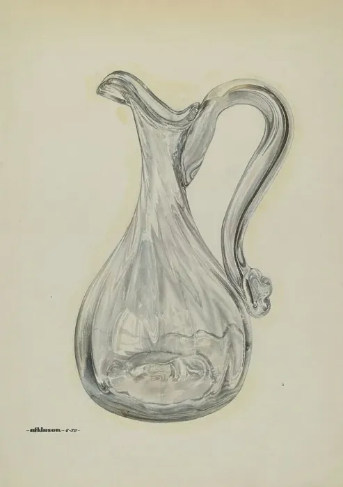 Framed Print : Vinegar Cruet, c. 1939. Creator: Ralph Atkinson Framed Print : Vinegar Cruet, c. 1939. Creator: Ralph Atkinson